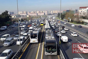 Metrobüs seferlerinde 15 Temmuz düzenlemesi; FSM Köprüsü güzergahı kullanılacak