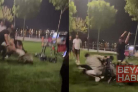 Kadıköy’de sopalı yumruklu kavga kamerada