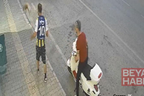 Kediye şiddet kamerada