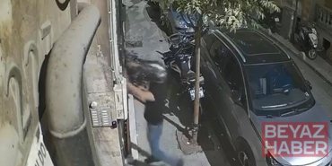 Şişli’de boşandığı eşinin evinin önüne geldi; penceredeki kayınpederine tekme ve yumruklarla saldırdı