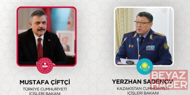 Bakan Çiftçi, Kazakistanlı mevkidaşı Sadenov ile görüştü