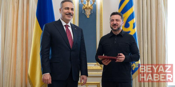 Bakan Fidan, Ukrayna Devlet Başkanı Zelenski ile görüştü