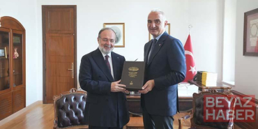 Bakan Ersoy, TİBU Rektörü Görmez ile bir araya geldi