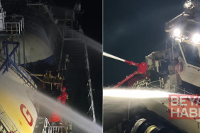Karadeniz'de dron saldırısına uğrayan LPG tankeri için kurtarma operasyonu