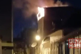 Fatih’te çatıda çıkan yangına müdahale eden itfaiye eri yaralandı