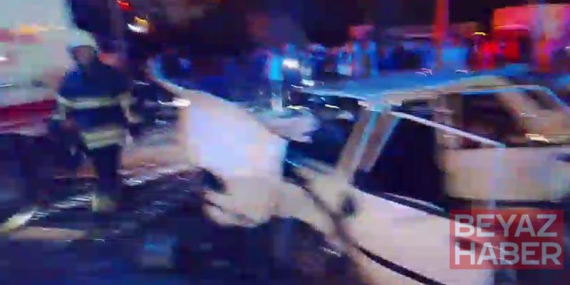 Adana’da kırmızı ışıkta bekleyen otomobile bir başka otomobil çarptı: 1 ölü, 3 yaralı