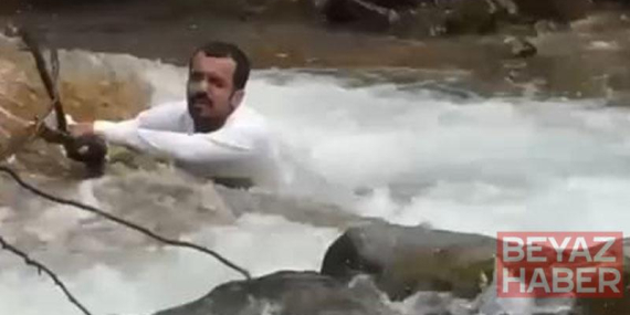 Suudi turist, fotoğraf çekilmek istediği derede boğuldu; o anlar kamerada