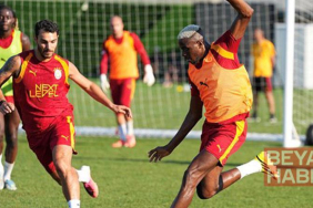 Galatasaray, günü çift antrenmanla tamamladı