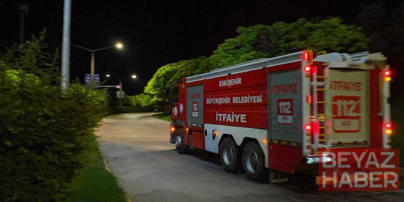Eskişehir’de TEI yerleşkesinde yangın