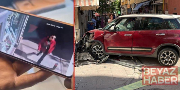 Gökçe’nin, kaldırımda otomobilin çarpması sonucu öldüğü kazanın yeni görüntüleri ortaya çıktı