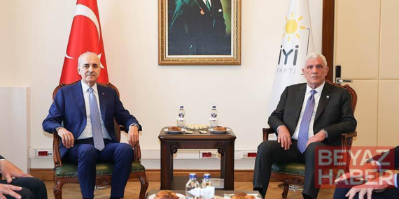 TBMM Başkanı Kurtulmuş, Dervişoğlu ile görüştü