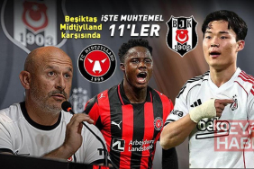 Beşiktaş - Midtjylland karşısında: İşte muhtemel 11'ler