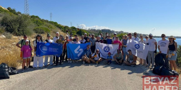 Akkuyu NGS çalışanları, santralin inşa edildiği bölgede çevre temizliği yaptı