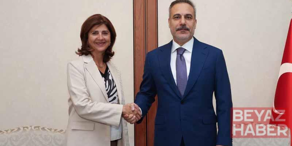 Bakan Fidan, BM Genel Sekreterinin Kıbrıs Şahsi Temsilcisini kabul etti