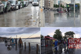 İstanbul’da sağanak etkili oluyor; yollar göle döndü