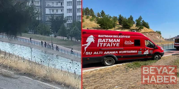 Selfie çekerken sulama kanalına düşen çocuğu çevredekiler kurtardı