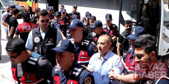 Eski Tunceli Valisi Sonel ile koruma polisi Eroğlu ile emekli polis Ertok adliyede