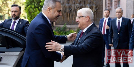 Bakanlar Fidan ve Güler bir araya geldi