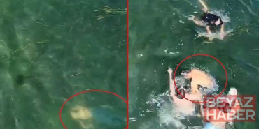 Boğulma tehlikesi geçiren kişi yeri dronla tespit edilip, kurtarıldı