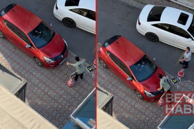Kağıthane’de hastanede otopark ücretine itiraz etti; aracını valenin üzerine sürdü
