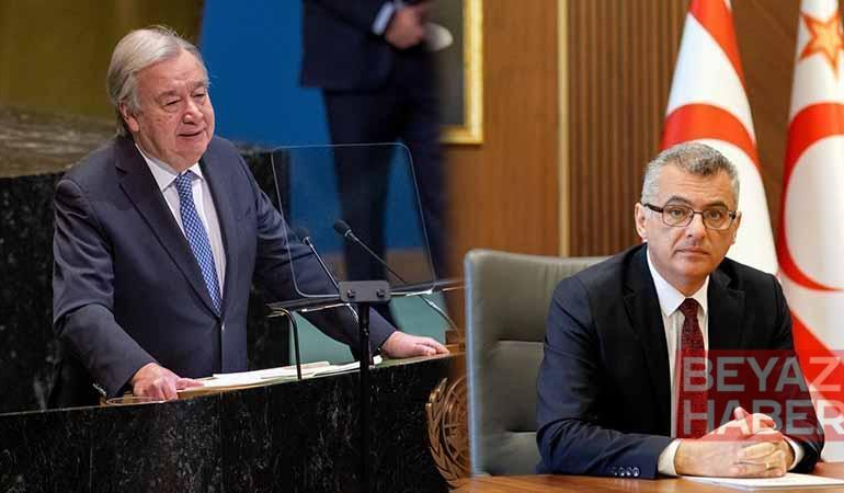 BM Genel Sekreteri Guterres, KKTC Cumhurbaşkanı Erhürman ile bir araya geldi