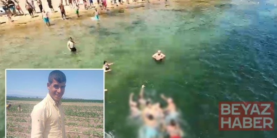 Denizde dronla yeri belirlenip kurtarılan genç, hastanede hayatını kaybetti