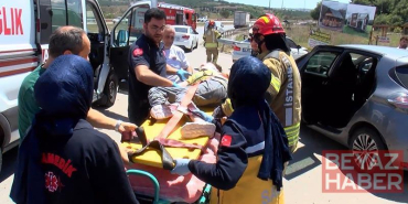 Pendik’te iki otomobilin karıştığı kazada 1
