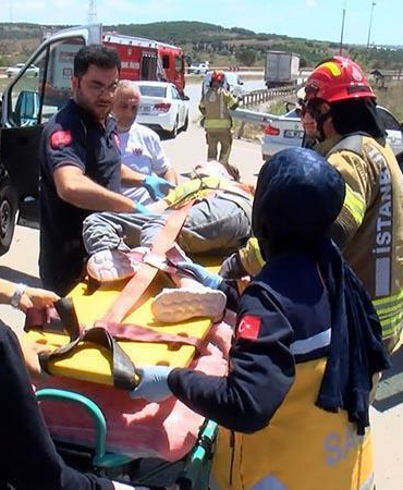 Pendik’te iki otomobilin karıştığı kazada 1