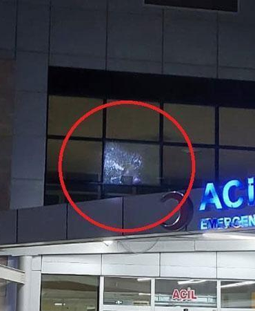 Samsun Ruh Sağlığı ve Hastalıkları Hastanesi’nin camına mermi isabet etti