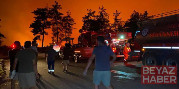 Fethiye’de orman yangını