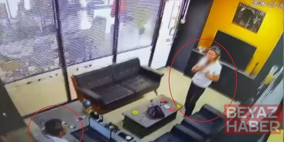 Emlakçıyı öldürüp, kendini vurduğu olayın görüntüsü ortaya çıktı