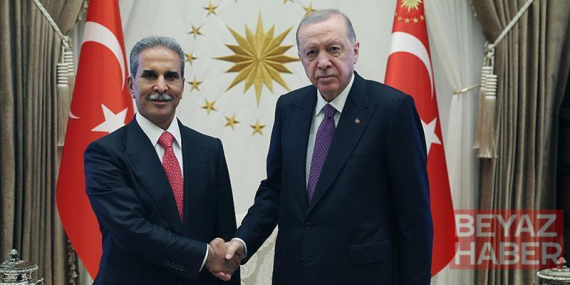 Cumhurbaşkanı Erdoğan, Irak Yüksek Yargı Konseyi Başkanı Zeydan’ı kabul etti