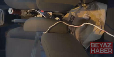 Beşiktaş’ta otomobildeki çamaşır makinesine kurulan elektronik zuladan uyuşturucu çıktı