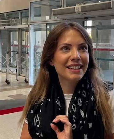 Ahbap Derneği soruşturmasında oyuncu Eda Ece ifade vermek için adliyeye geldi