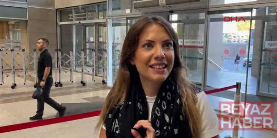 Ahbap Derneği soruşturmasında oyuncu Eda Ece ifade vermek için adliyeye geldi