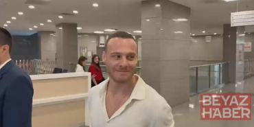 Kerem Bürsin ifade vermek için adliyeye geldi