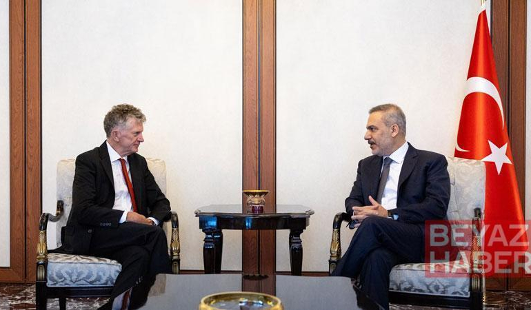 Bakan Fidan, Birleşik Krallık Ulusal Güvenlik Danışmanını kabul etti