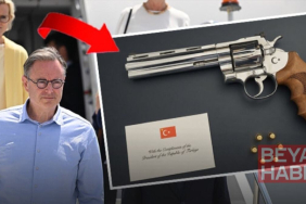 Erdoğan'ın hediye verdiği tabancaya Belçika polisi havalimanında el koydu