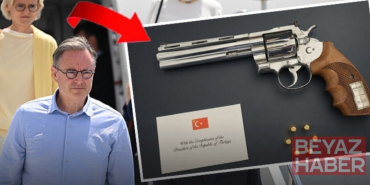Erdoğan'ın hediye verdiği tabancaya Belçika polisi havalimanında el koydu