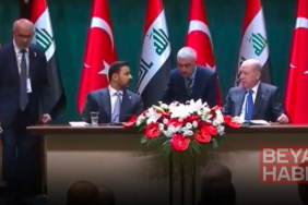 Erdoğan'ın Irak Başbakanı görüşmesinde canlı yayında imza krizi