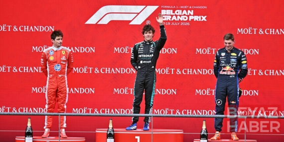Formula 1'de sezonun 10. yarışı Belçika Grand Prix'sini Kimi Antonelli kazandı