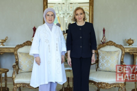 Emine Erdoğan, Lübnan Başbakanı'nın eşi Sahar Selam ile görüştü