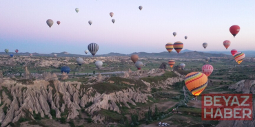 Yılın ilk yarısında 13 bin balon uçuşuyla 308 bin yolcu seyahat etti