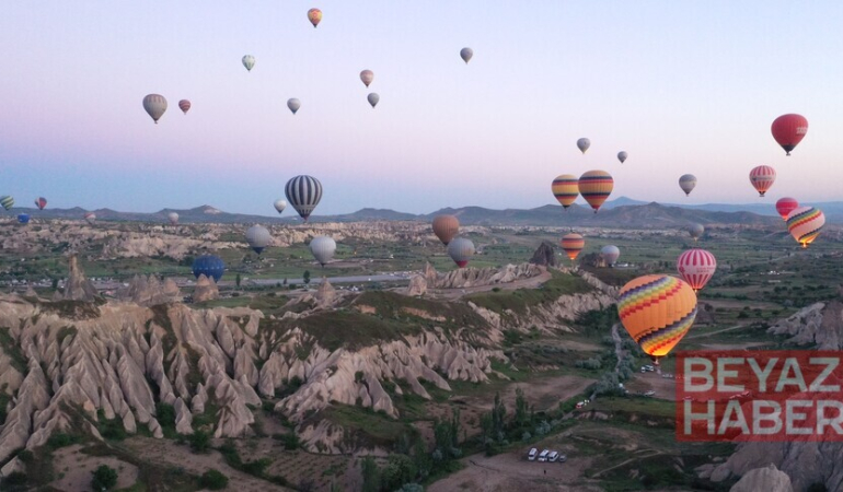 Yılın ilk yarısında 13 bin balon uçuşuyla 308 bin yolcu seyahat etti