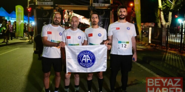 İstanbul'da Gece Maratonu koşuldu