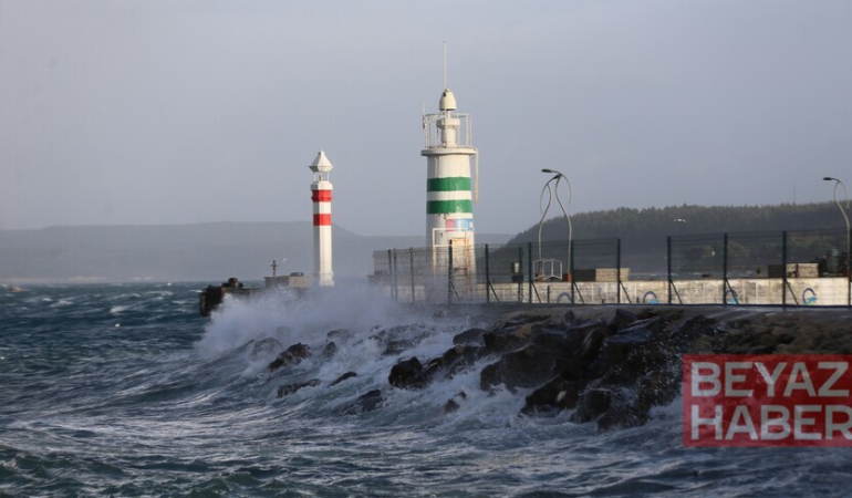 Marmara'nın güneybatısı ile Kuzey Ege için kuvvetli fırtına uyarısı