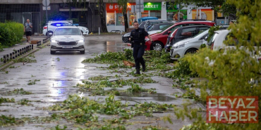 Hırvatistan'da aşırı sıcakların ardından şiddetli yağış ve fırtına etkili oldu