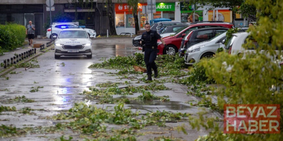 Hırvatistan'da aşırı sıcakların ardından şiddetli yağış ve fırtına etkili oldu