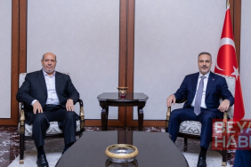 Bakan Fidan, Hamas Siyasi Büro Başkanı Hayye ve beraberindeki heyeti kabul etti