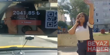 Kadın doktorla taksici arasında ücret gerilimi!
